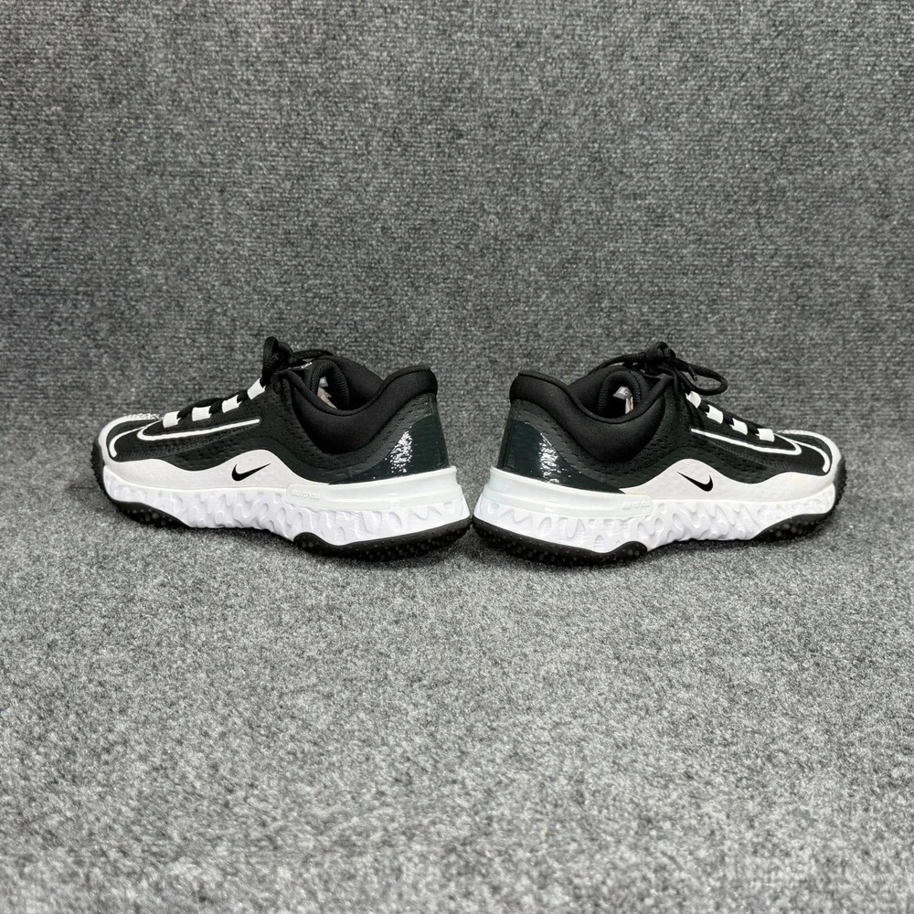 Nike Alpha Huarache Elite 4 Turf Softball Shoes Women 9.5 Black Athletic Sneaker